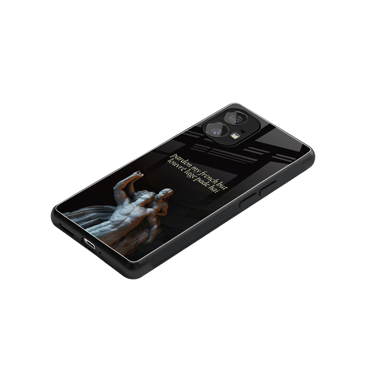 louvre back phone cover | glass case for nothing phone 1