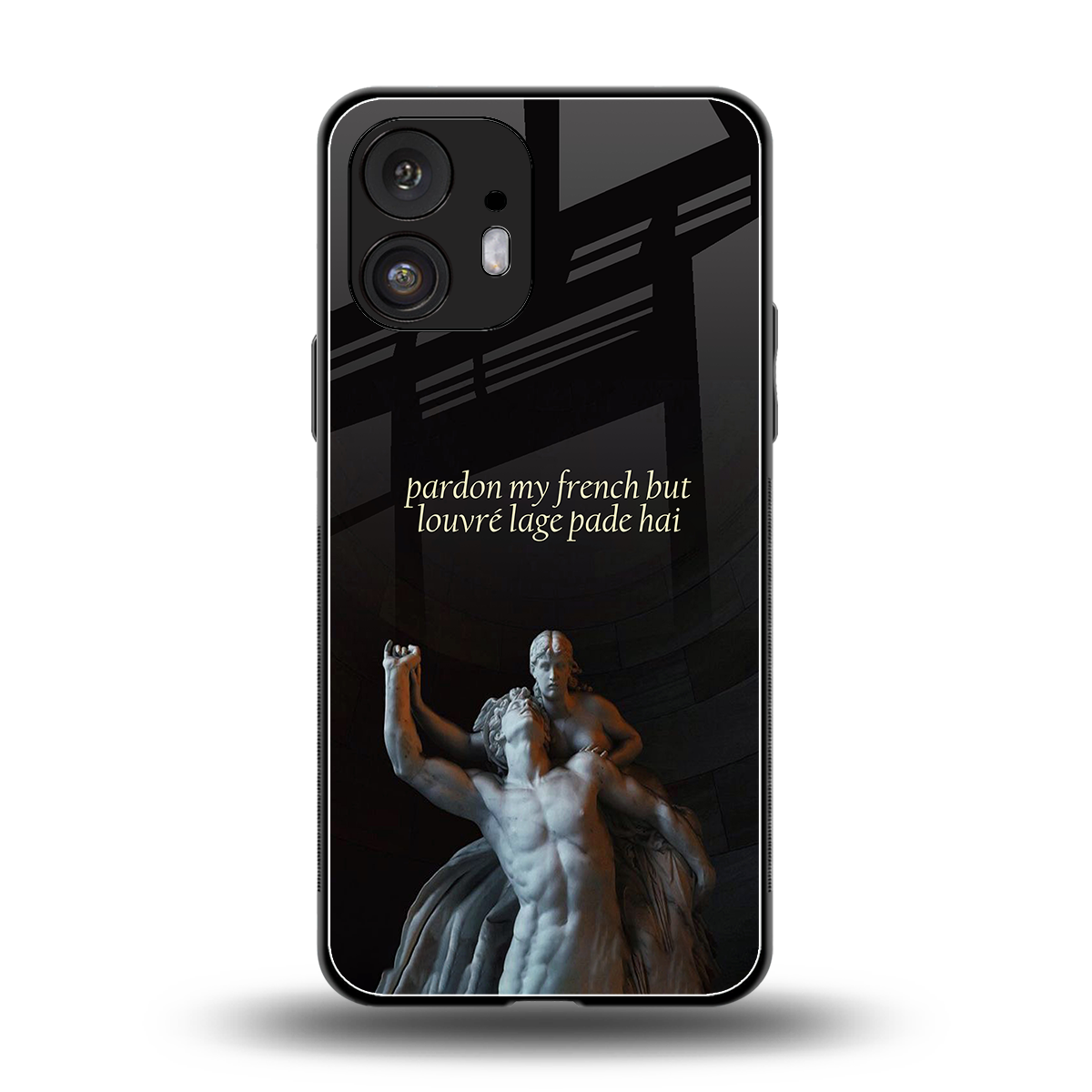 louvre back phone cover | glass case for nothing phone 2