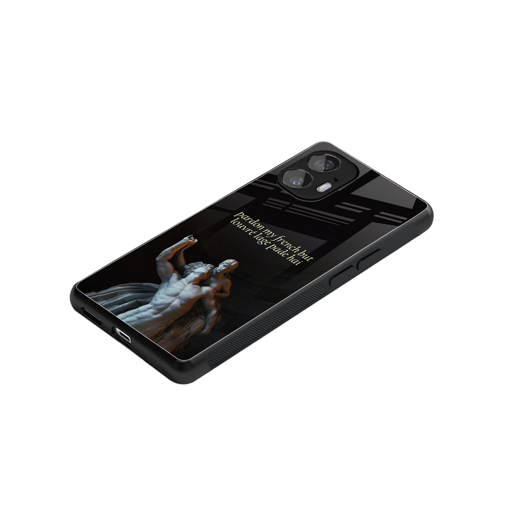 louvre back phone cover | glass case for nothing phone 2