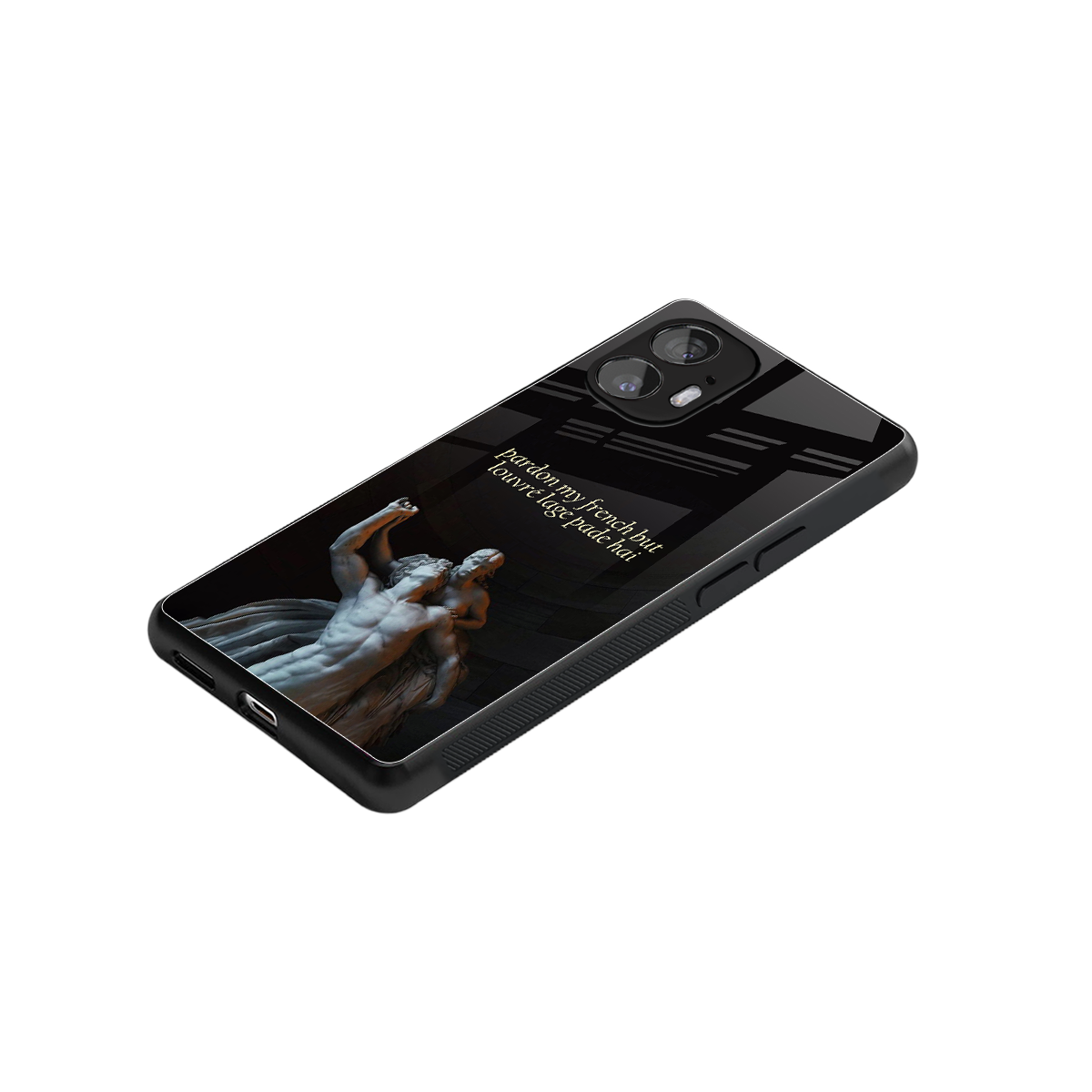 louvre back phone cover | glass case for nothing phone 2