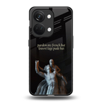 louvre back phone cover | glass case for oneplus nord 3