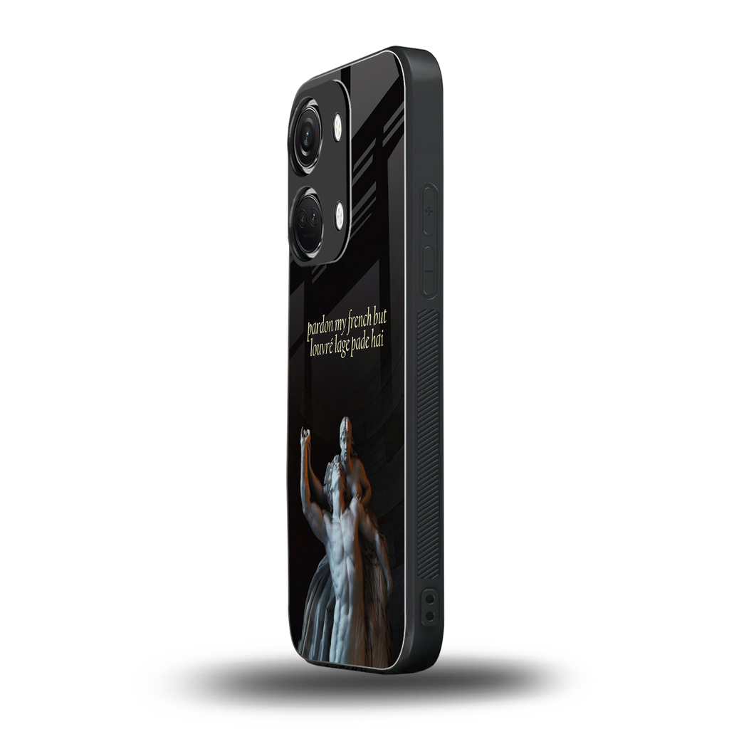 louvre back phone cover | glass case for oneplus nord 3