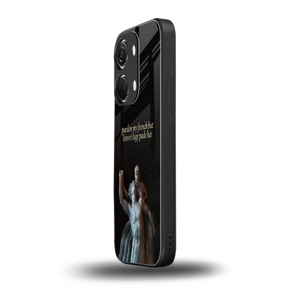 louvre back phone cover | glass case for oneplus nord 3