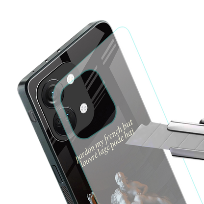 louvre back phone cover | glass case for oneplus nord 3
