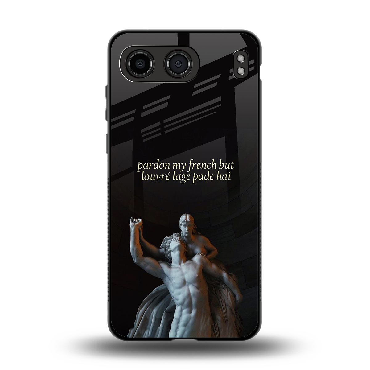 louvre back phone cover | glass case for oneplus nord 4