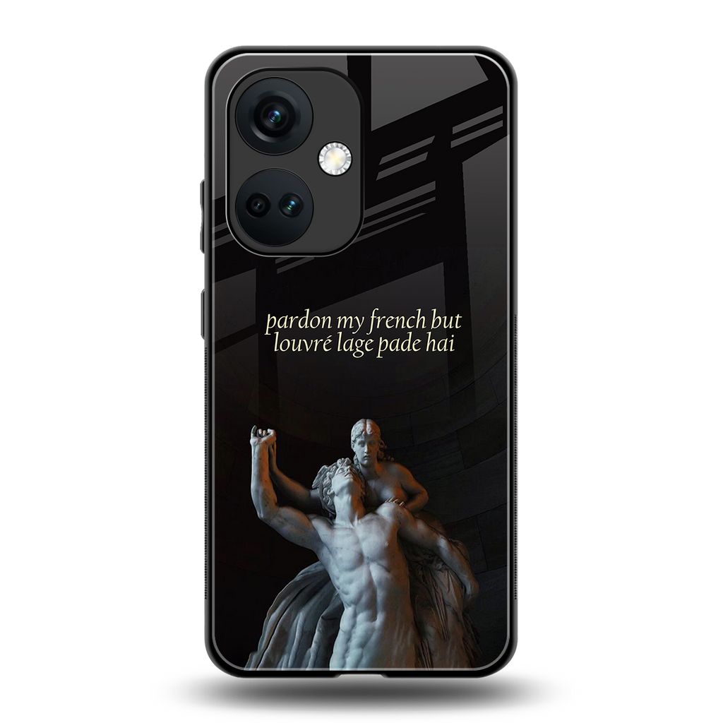 louvre back phone cover | glass case for oneplus nord ce 3