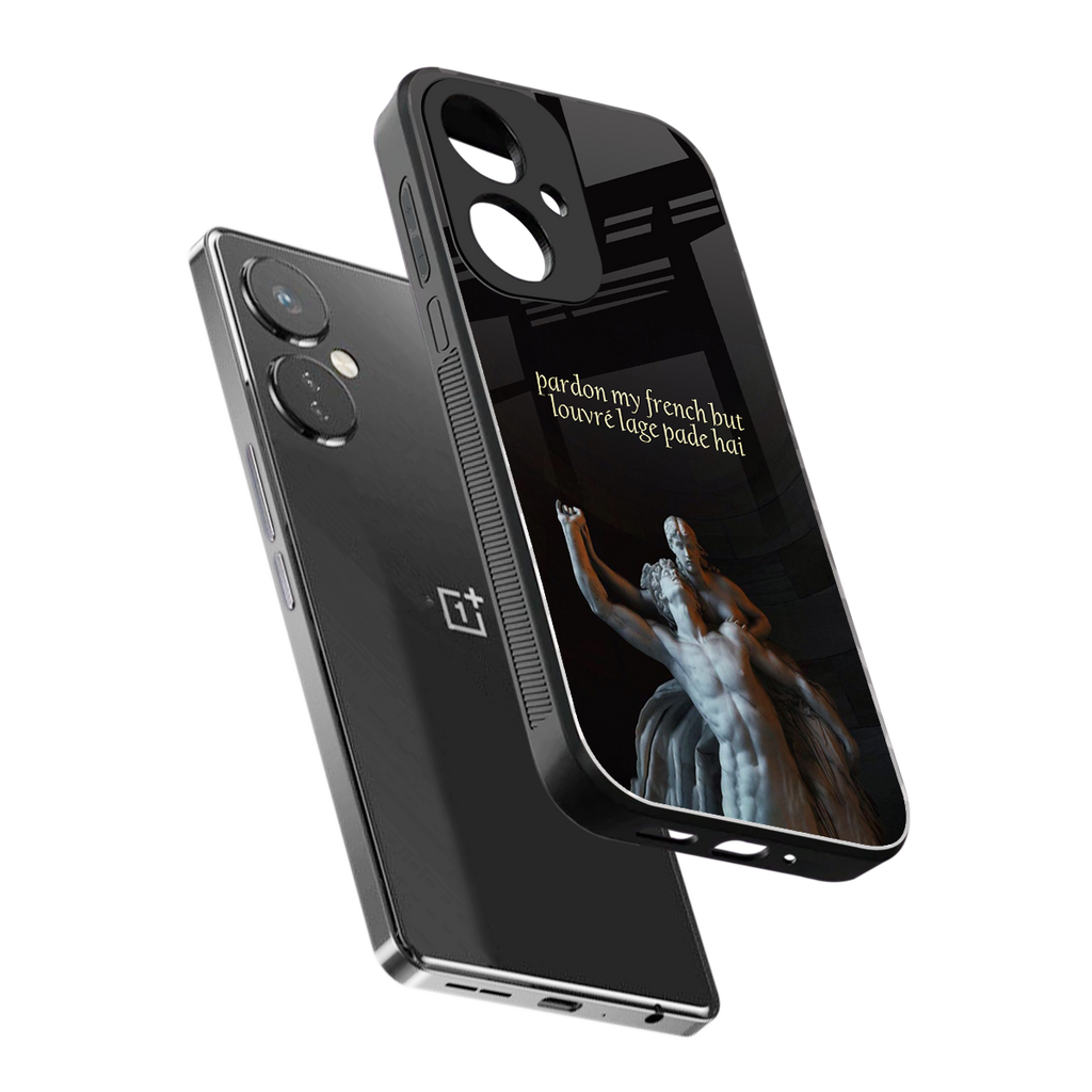 louvre back phone cover | glass case for oneplus nord ce 3