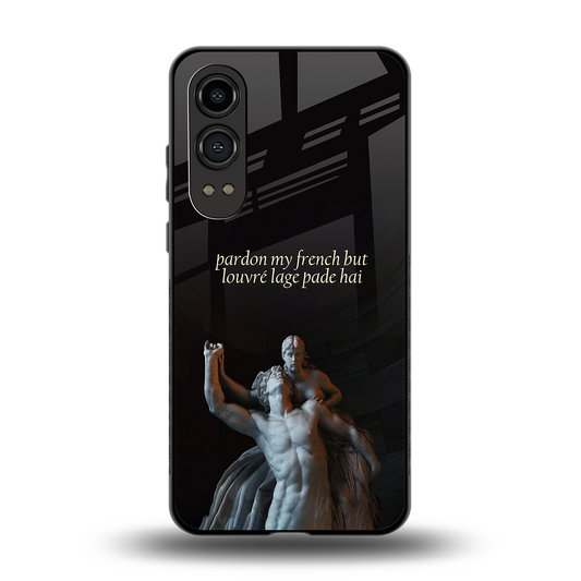 louvre back phone cover | glass case for oneplus nord ce 4 lite