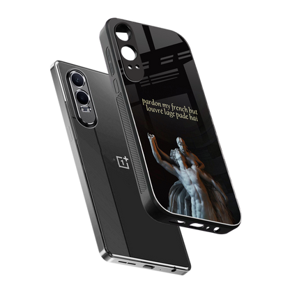 louvre back phone cover | glass case for oneplus nord ce 4 lite