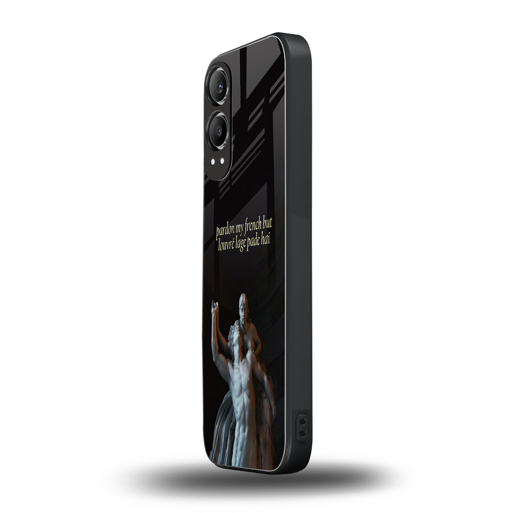 louvre back phone cover | glass case for oneplus nord ce 4 lite