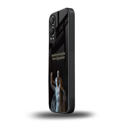 louvre back phone cover | glass case for oneplus nord ce 4 lite