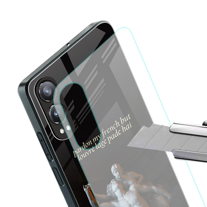 louvre back phone cover | glass case for oneplus nord ce 4 lite