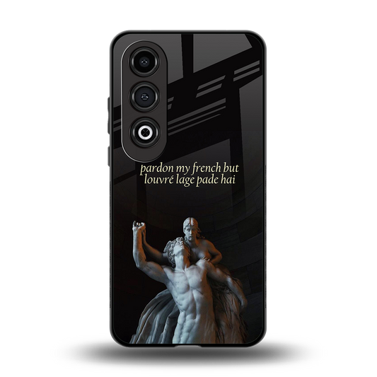 louvre back phone cover | glass case for oneplus nord ce 4