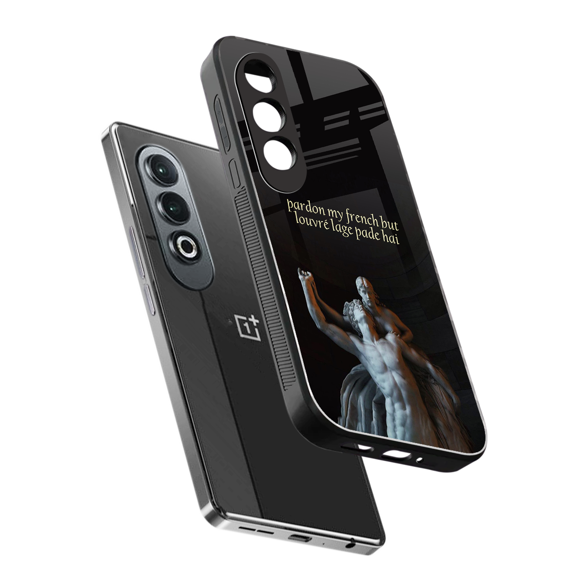 louvre back phone cover | glass case for oneplus nord ce 4
