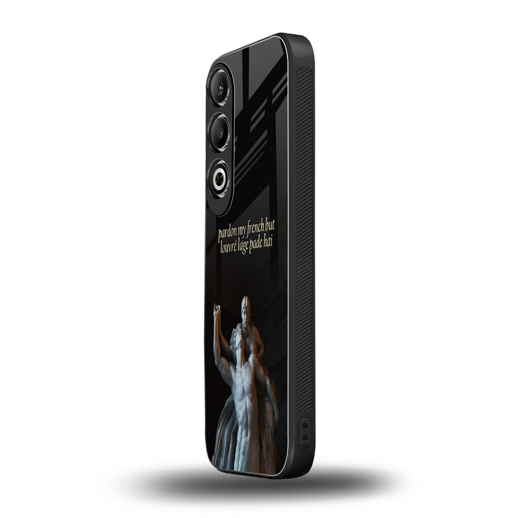 louvre back phone cover | glass case for oneplus nord ce 4