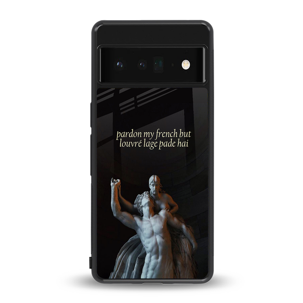 louvre back phone cover | glass case for google pixel 6 pro