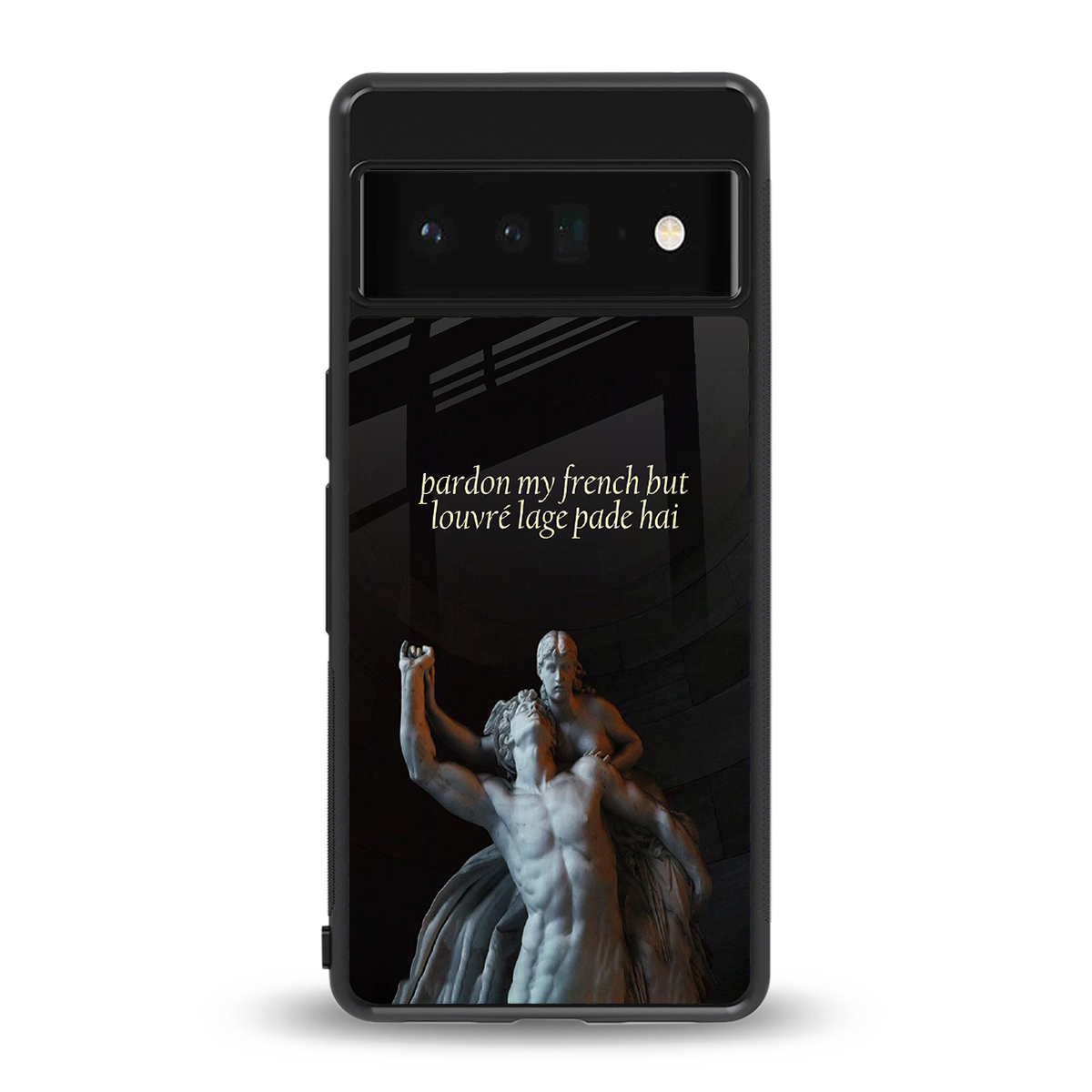 louvre back phone cover | glass case for google pixel 6 pro