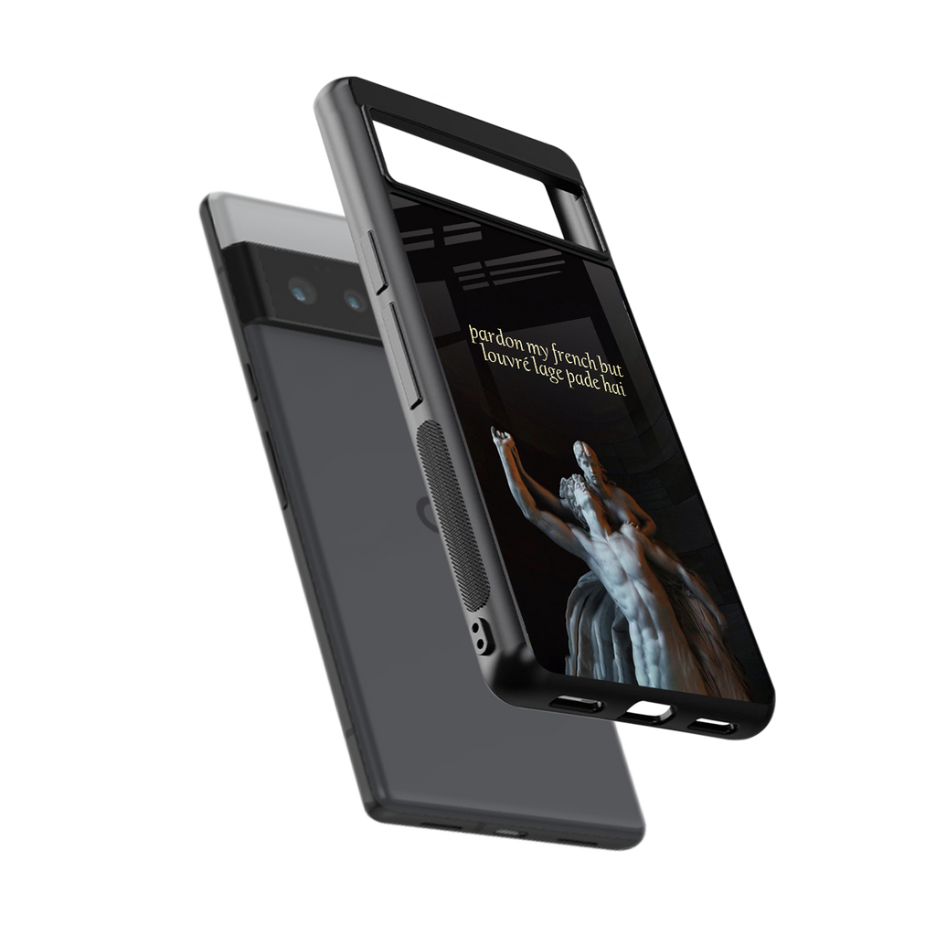 louvre back phone cover | glass case for google pixel 6 pro