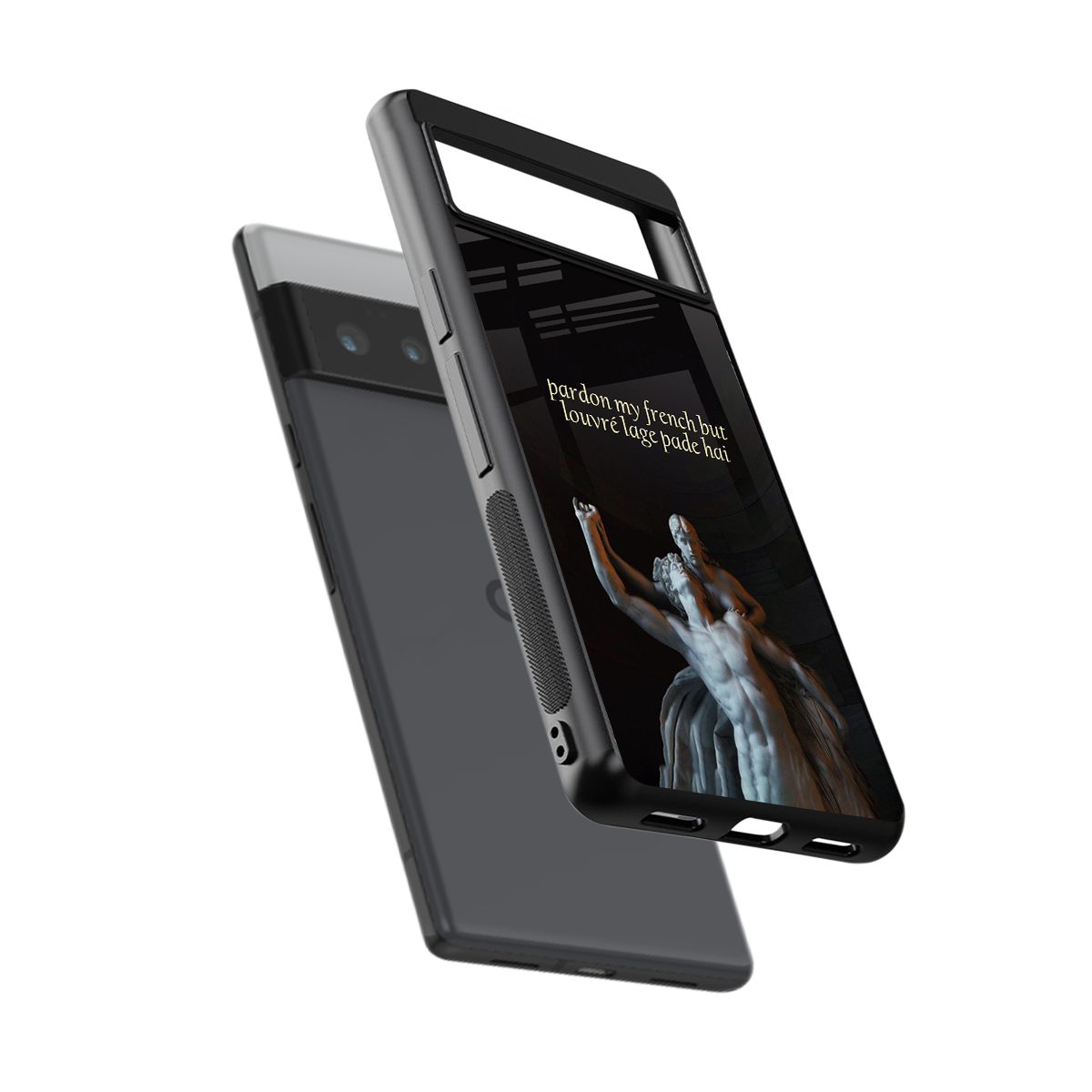 louvre back phone cover | glass case for google pixel 6 pro