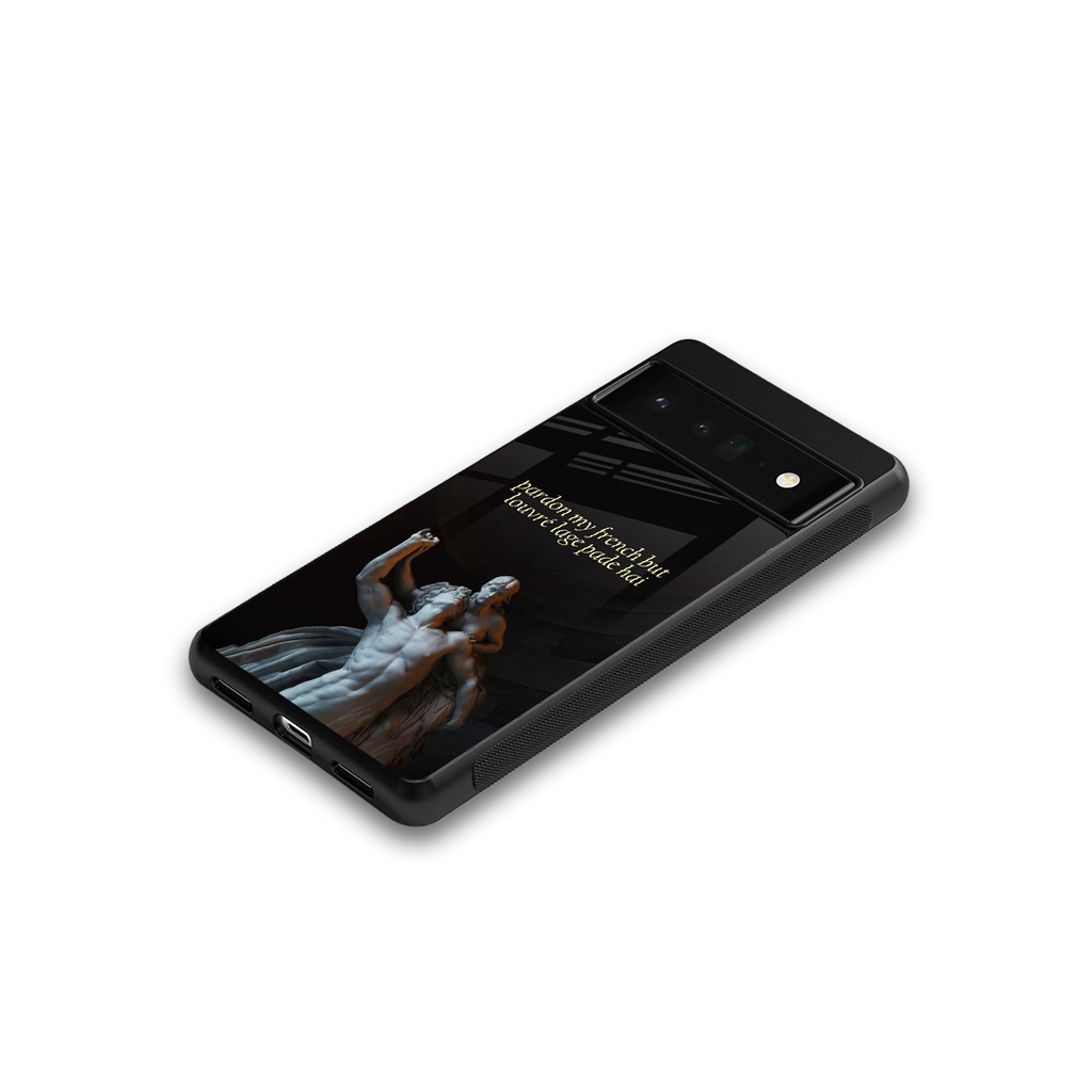 louvre back phone cover | glass case for google pixel 6 pro