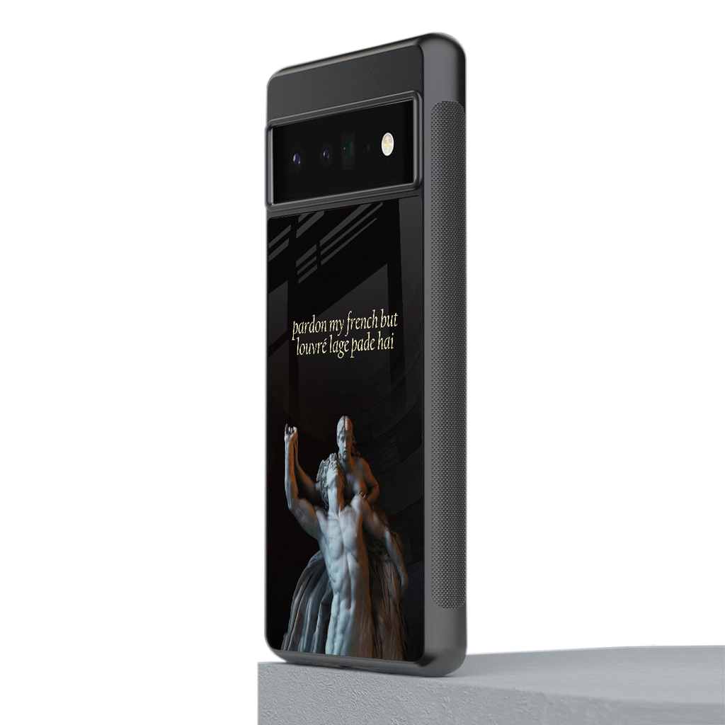 louvre back phone cover | glass case for google pixel 6 pro