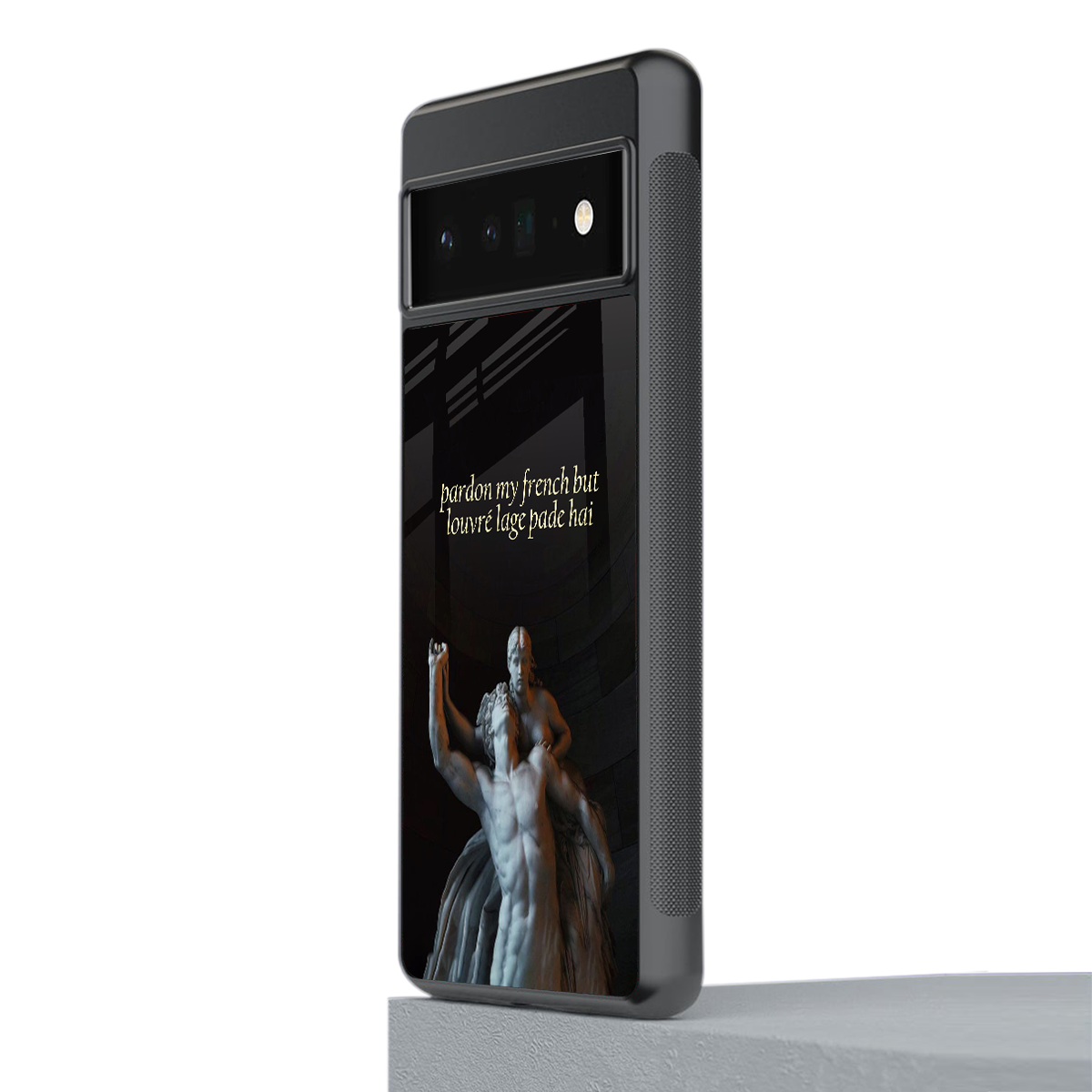 louvre back phone cover | glass case for google pixel 6 pro