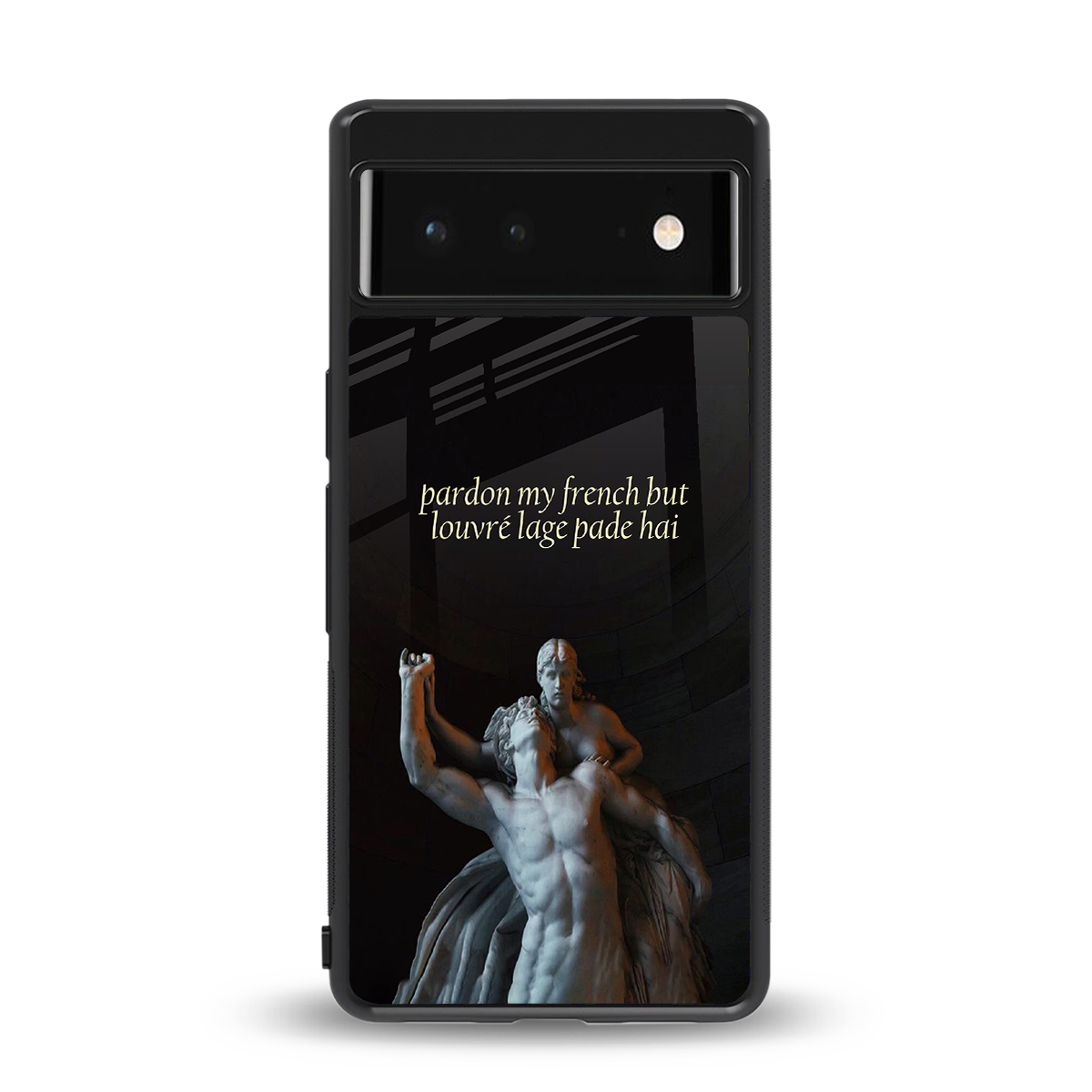 louvre back phone cover | glass case for google pixel 6
