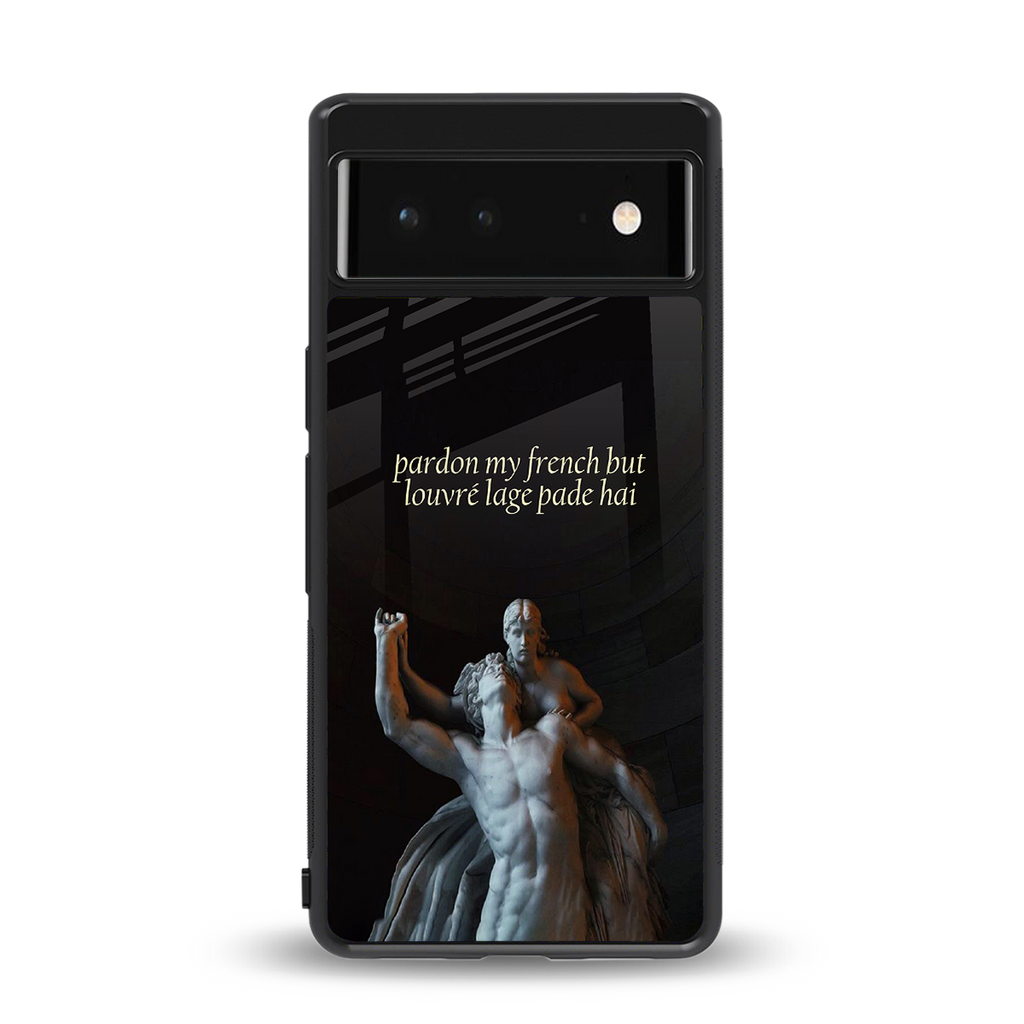 louvre back phone cover | glass case for Google Pixel 6A