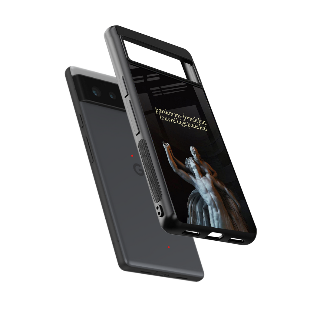louvre back phone cover | glass case for Google Pixel 6A