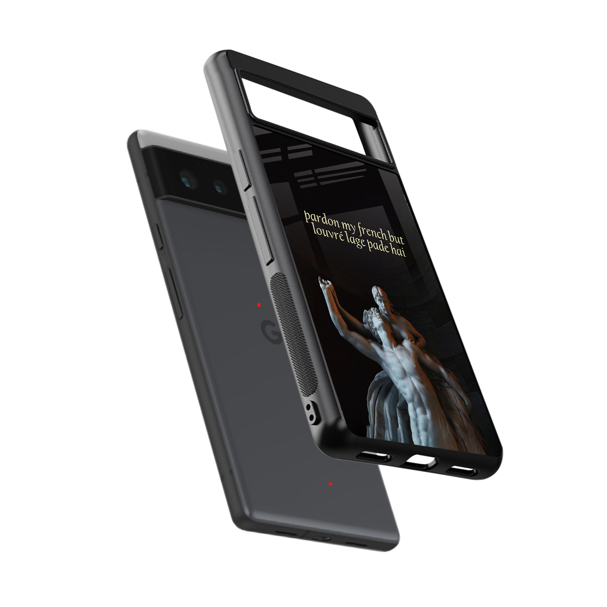 louvre back phone cover | glass case for Google Pixel 6A