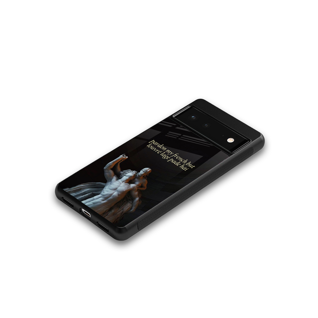 louvre back phone cover | glass case for Google Pixel 6A