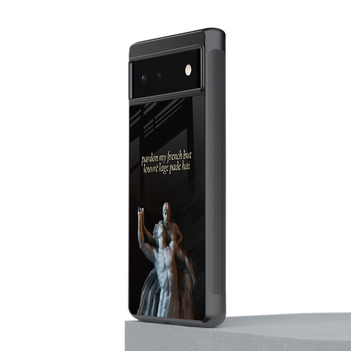 louvre back phone cover | glass case for google pixel 6