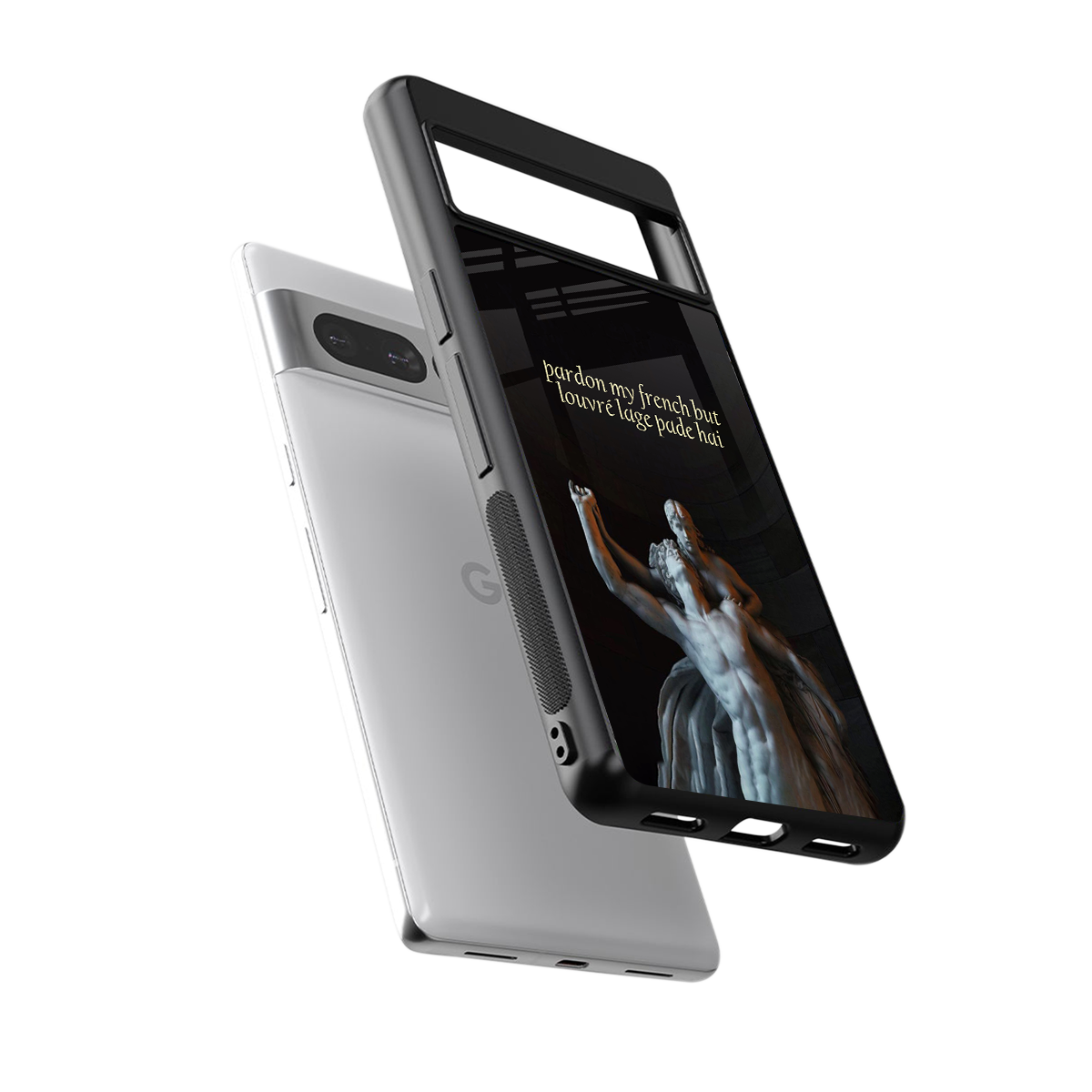 louvre back phone cover | glass case for google pixel 7 pro