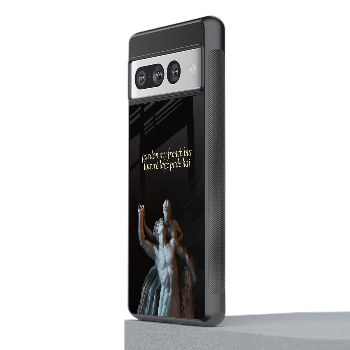 louvre back phone cover | glass case for google pixel 7 pro