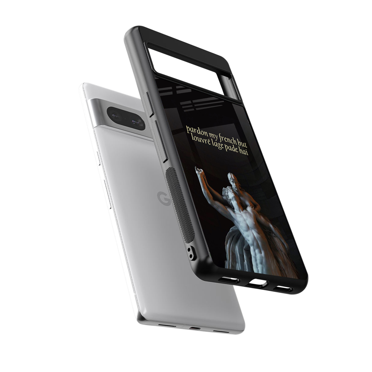 louvre back phone cover | glass case for Google Pixel 7A