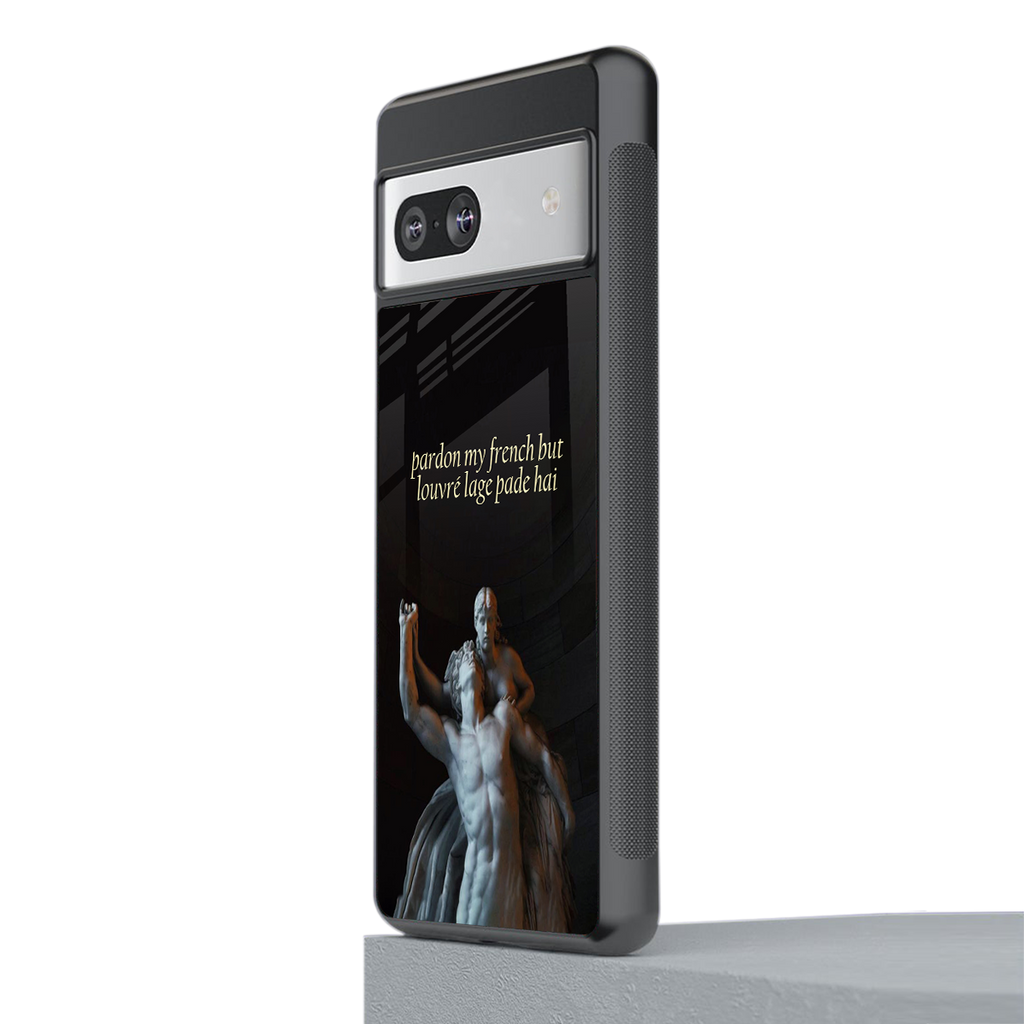 louvre back phone cover | glass case for Google Pixel 7