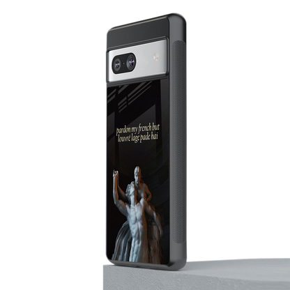 louvre back phone cover | glass case for Google Pixel 7