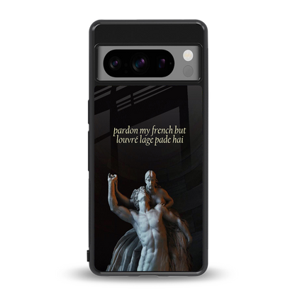 louvre back phone cover | glass case for google pixel 8 pro