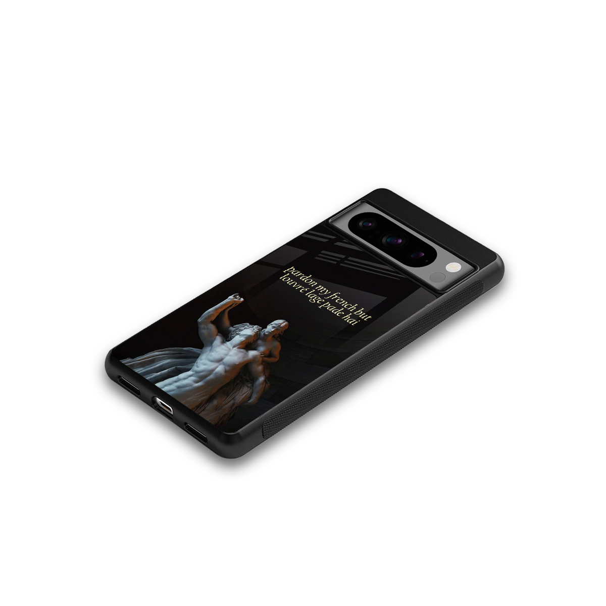 louvre back phone cover | glass case for google pixel 8 pro