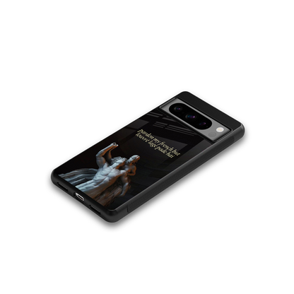 louvre back phone cover | glass case for google pixel 8 pro