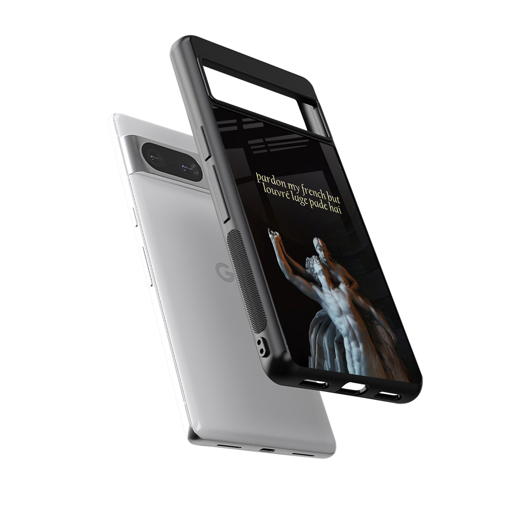 louvre back phone cover | glass case for Google Pixel 8