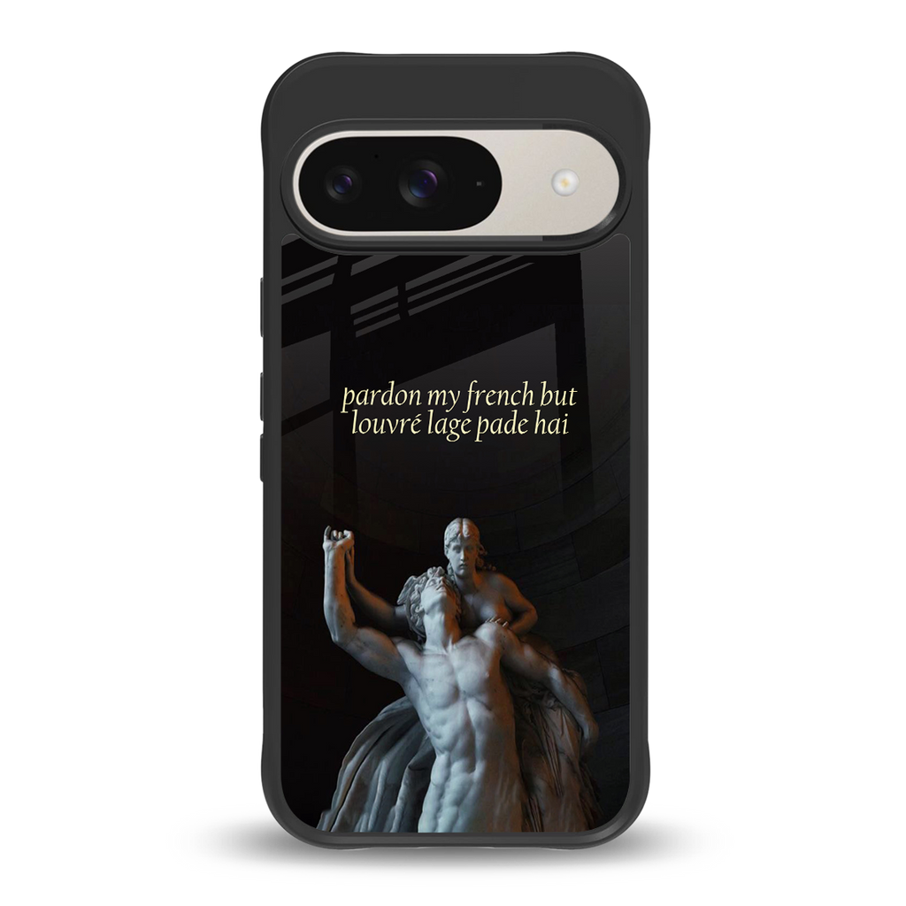 louvre back phone cover | glass case for google pixel 9