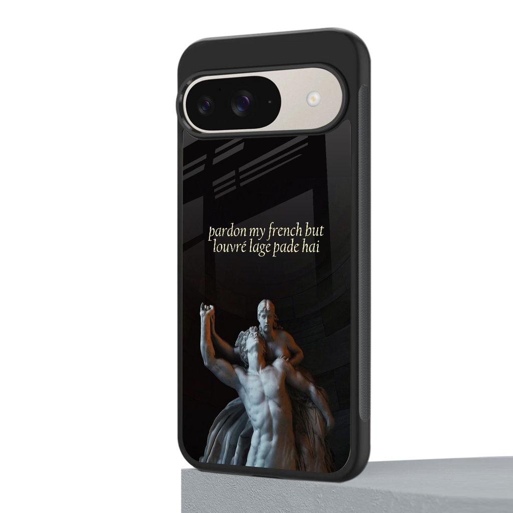 louvre back phone cover | glass case for google pixel 9