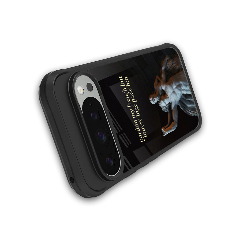 louvre back phone cover | glass case for google pixel 9 pro xl