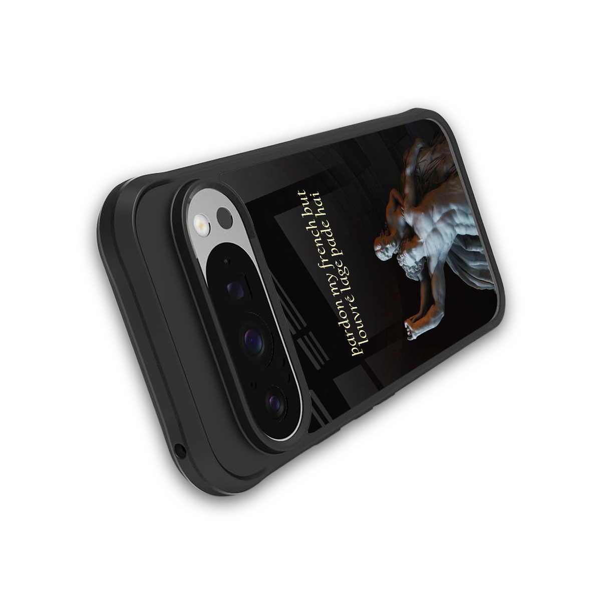 louvre back phone cover | glass case for google pixel 9 pro xl