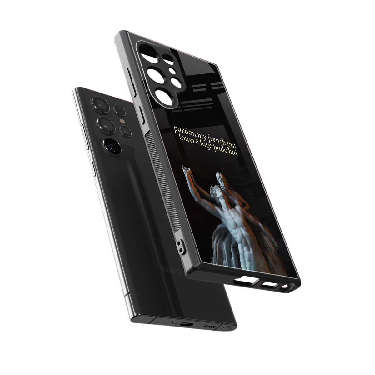 louvre back phone cover | glass case for samsung galaxy s23 ultra