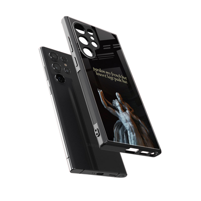 louvre back phone cover | glass case for samsung galaxy s23 ultra