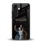 louvre back phone cover | glass case for samsung galaxy s24 plus