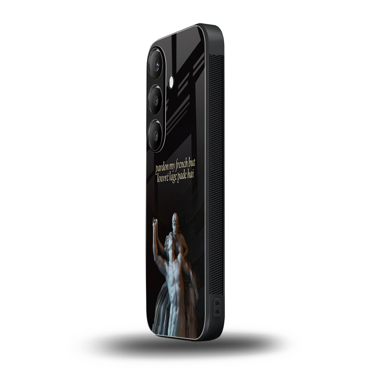 louvre back phone cover | glass case for samsung galaxy s23 plus