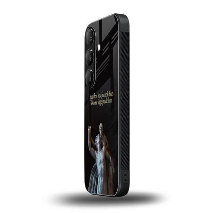 louvre back phone cover | glass case for samsung galaxy s25 plus